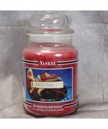 Yankee Candle Christmas Eve Black Band Label Large 22 oz  Retired #B  Xmas - $833.13 MXN