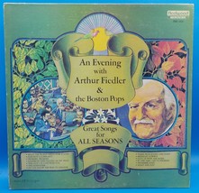 An Evening Fiedler Boston Pops LP Great Songs For All Seasons / Christma... - $6.92