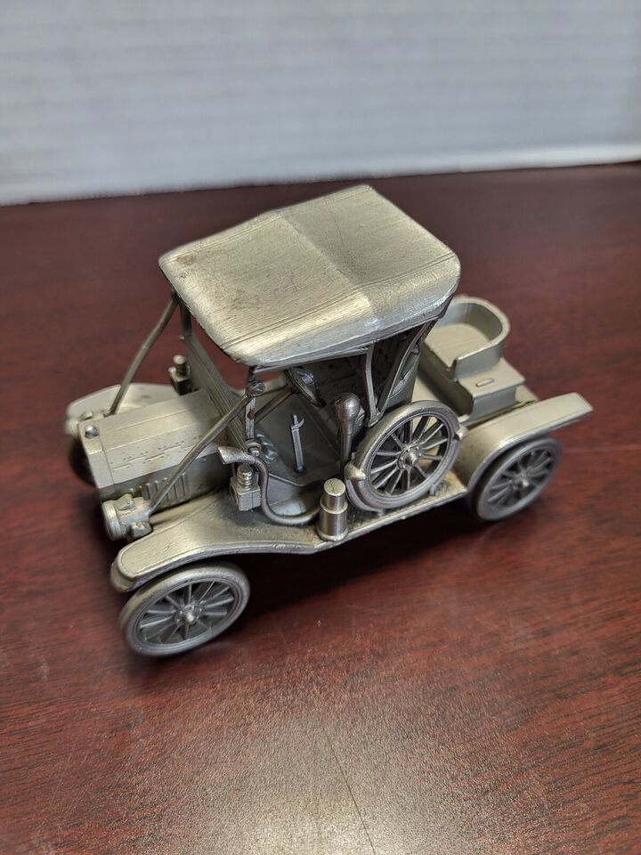 DANBURY MINT 1909 FORD MODEL T PEWTER MODEL CAR VINTAGE VEHICLE COLLECTIBLE "09 - $27.77