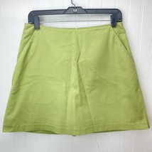 Adidas Golf Skort Sz 8 Light Green Stretch Activewear Tennis Skirt w/Shorts EUC - £14.15 GBP