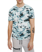 Eleven Paris Men&#39;s I Am Not A Rapper Camo T-Shirt in Bluestone Camo-2XL - £22.97 GBP