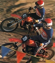 1976 Honda CR125M (MX) Motocross Motorcycle | 24x36 inch POSTER | - $22.43