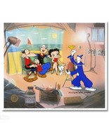  MYRON WALDMAN PHOTO OF POPEYE LTD ED HAND PAINTED CEL  - $345.00