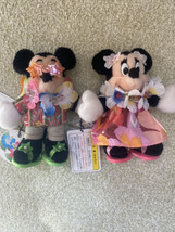 Disney Mickey Minnie Plush Badge Tokyo Resort TDL TDR Summer Aloha 2 Set-
sho... - £47.09 GBP