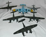  lot 6 vintage military model aircraft plane ww2 ww1 world war 1 2 For P... - $43.71
