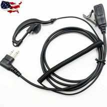 2 Prong Headset Earpiece MIC for MOTOROLA CP88 CP100 CP150 CP185 CP200 CP220 USA - £14.33 GBP