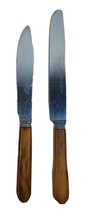 Federal Butter Dinner Steak Knives Set of 2 Bakelite Handles Vintage - £7.21 GBP