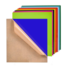 10 Pieces &amp; 10 Colors Cast Acrylic Opaque (No-Transparent) Plastic Sheet 8 X 8 I - £32.15 GBP