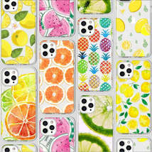 Luxury Fruit | Lemon | Orange | Pineapple Phone Cases for Iphone 14 13 12 11 Pro - £10.63 GBP