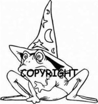 Prince Charming Toad Wizard New Mounted Rubber Stamp - £7.25 GBP