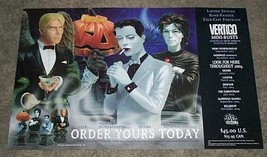 17x11 DC Vertigo Comics mini-busts promo poster:Sandman/Lucifer/Merv Pumpkinhead - $40.00