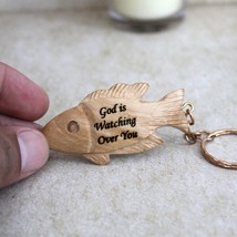 Personalized Fish Drive Safe Keyring, be safe Keychain, drive safe, new driver,  - £32.01 GBP