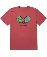 Life is Good Men&#39;s Small Keep It Simple Pickleball Crusher Tee - $291.68 MXN