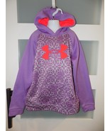 Under Armour Loose Fit Hooded Sweatshirt Purple/White Size YL Girl&#39;s EUC - €14,61 EUR