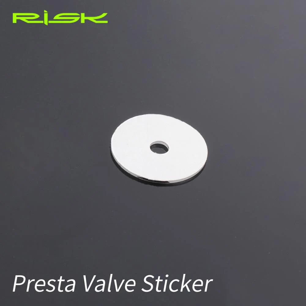 10pcs RISK Bicycle Valve Rim Sticker for MTB Road Bike Presta Valve Sticker   Ri - £83.28 GBP