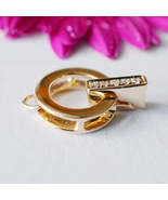 18K Gold Round Box Clasp with Safety Tab for Pearls AU750 (1pc) - $204.83