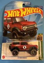 Hot Wheels &#39;21 Ford Bronco Red #68 68/250 2022 Mud Studs 1/5 - £6.14 GBP