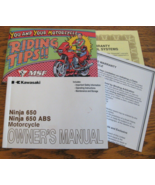 2012 Kawasaki Ninja Owner&#39;s Owners Manual Kit Xlnt - £15.48 GBP