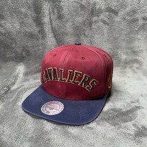 Cleveland Cavaliers Wordmark Burgundy Snapback - Mitchell &amp; Ness - $34.99