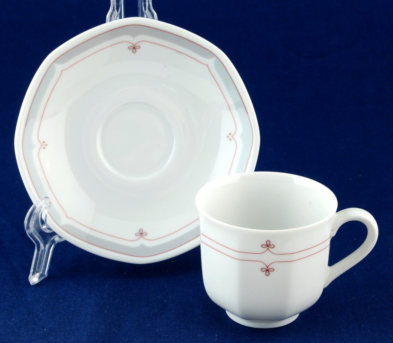 Heinrich Octagonal Demitasse Cup & Saucer W. Germany Item image 2