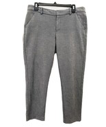 Merona Classic Stretch Womens 10 Gray Tweed Zip Front Pockets Dress Crop... - €13,85 EUR