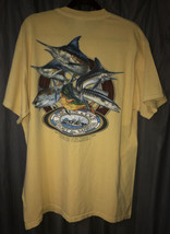 Vtg Treasure Coast Pirates Cove Mahi Marlin Tarpon Tee Shirt Men&#39;s XL St... - £18.77 GBP