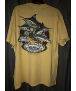 Vtg Treasure Coast Pirates Cove Mahi Marlin Tarpon Tee Shirt Men&#39;s XL St... - £18.45 GBP
