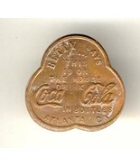 Betty says this is on the house Coca Cola Token Atlanta GA. Copper token - $28.05 CAD