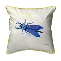 Betsy Drake House Fly Small Indoor Outdoor Pillow 12x12 - £39.77 GBP