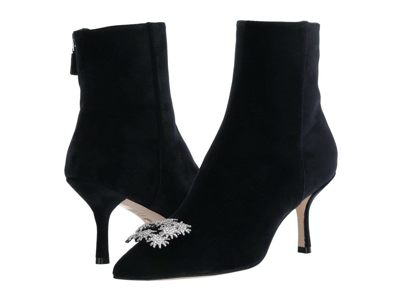 STUART WEITZMAN Ankle BOOTS Size: 11.5 US (EUR 42) New SHIP FREE Black Suede - $695.00