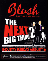 The Next Big Thing 2 @ Blush Nightclub Vegas Promo Card - £1.53 GBP