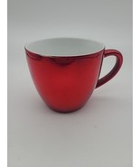 Starbucks Holiday 2007 Coffee Mug 16 oz Red Shiny Metallic See Pics  - $5.90