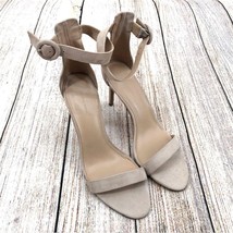 Banana Republic Tan Suede Ankle Strap Stiletto Heels in Women&#39;s Size 10 M - £18.15 GBP