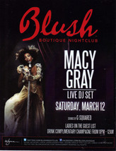 Macy Gray @ Blush Boutique Nightclub Wynn Hotel Las Vegas Promo Card - £1.52 GBP