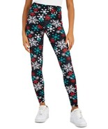 MSRP $18 Planet Gold Juniors&#39; Holiday Printed High Rise Leggings Size XS - $14.79 CAD