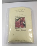 NEW Victoria&#39;s Secret Garden Scented Drawer Sachet Secret Crush scent Vi... - £21.38 GBP