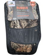 Mossy Oak Premium Rubber Automotive Floor Mats 2 Pc Set Durable Anti Sli... - $61.53 CAD