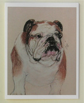 Bulldog Dog Art Note Cards Solomon - $12.50