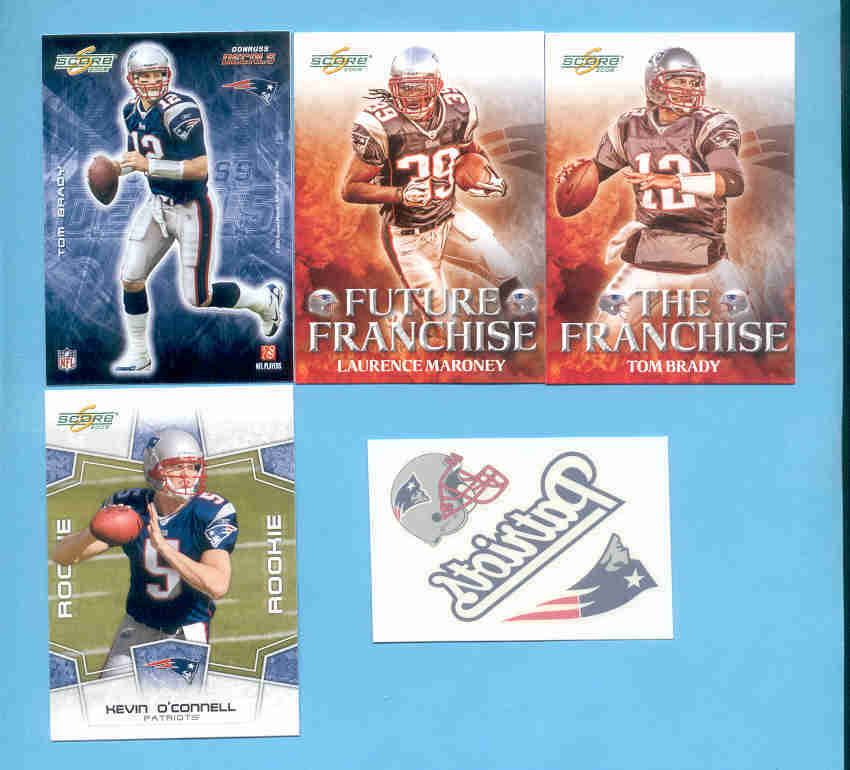 2008 Score New England Patriots Master Football Set  - $9.99