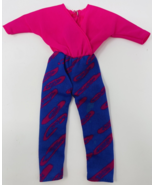 Vintage Barbie Fashion Fun Pink Jumpsuit One Piece Pink Purple 80s Retro... - $183.89 MXN