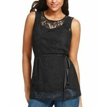 CABI Black Lace Overlay Tank Cami Top Women’s Small Sleeveless 942 Date ... - $37.62
