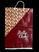 70s Betty Clemo Ltd Designer Clothing Plastic Shopping Bag Prop Hong Kon... - $18.57