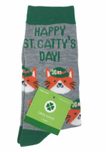 St. Patricks Day Crew Women’s Socks Size 4-10 Cats Catty’s Day - £7.13 GBP