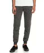 Quiksilver Men&#39;s Keller Light Weight Fleece Jogger in Dark Grey Heather-... - $34.97