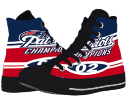 England Patriots Affordable Canvas Casual Shoes - $39.47+