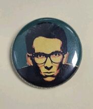 Vtg Elvis Costello Punk Pub Rock Pin Band Button Badge Pinback - $311.95 MXN