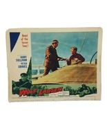 Vintage 1958 Lobby Card - Wolf Larsen w Barry Sullivan &amp; Peter Graves - £21.77 GBP