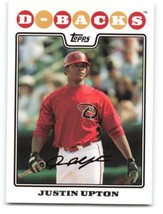 2008 Topps #130 Justin Upton Nmmt Diamondbacks - £1.09 GBP