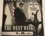 The West Wing Tv Guide Print Ad Martin Sheen TPA11 - £4.74 GBP
