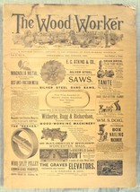 Wood-Worker 1891 trade magazine machine journal vintage tool ephemera - £51.77 GBP